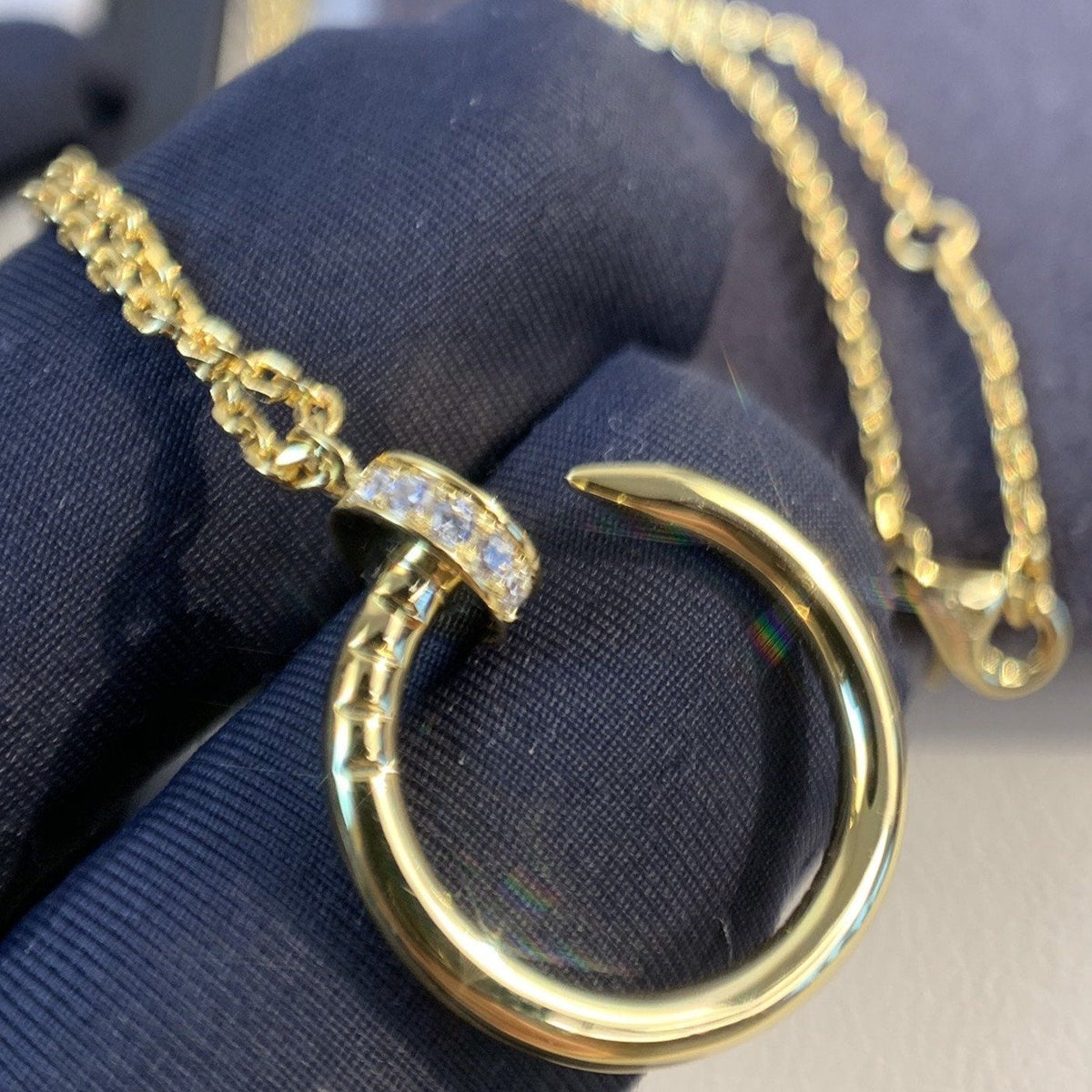 ¡®Veyra Jewelry¡¯JUSTE NECKLACE GOLD DIAMONDS