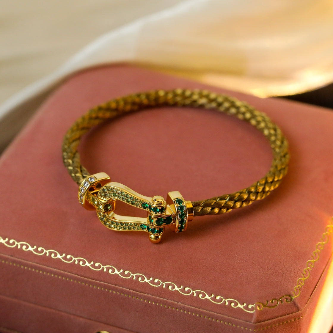 ¡®Veyra Jewelry¡¯FORCE 10 GOLD GREEN DIAMOND PAVED