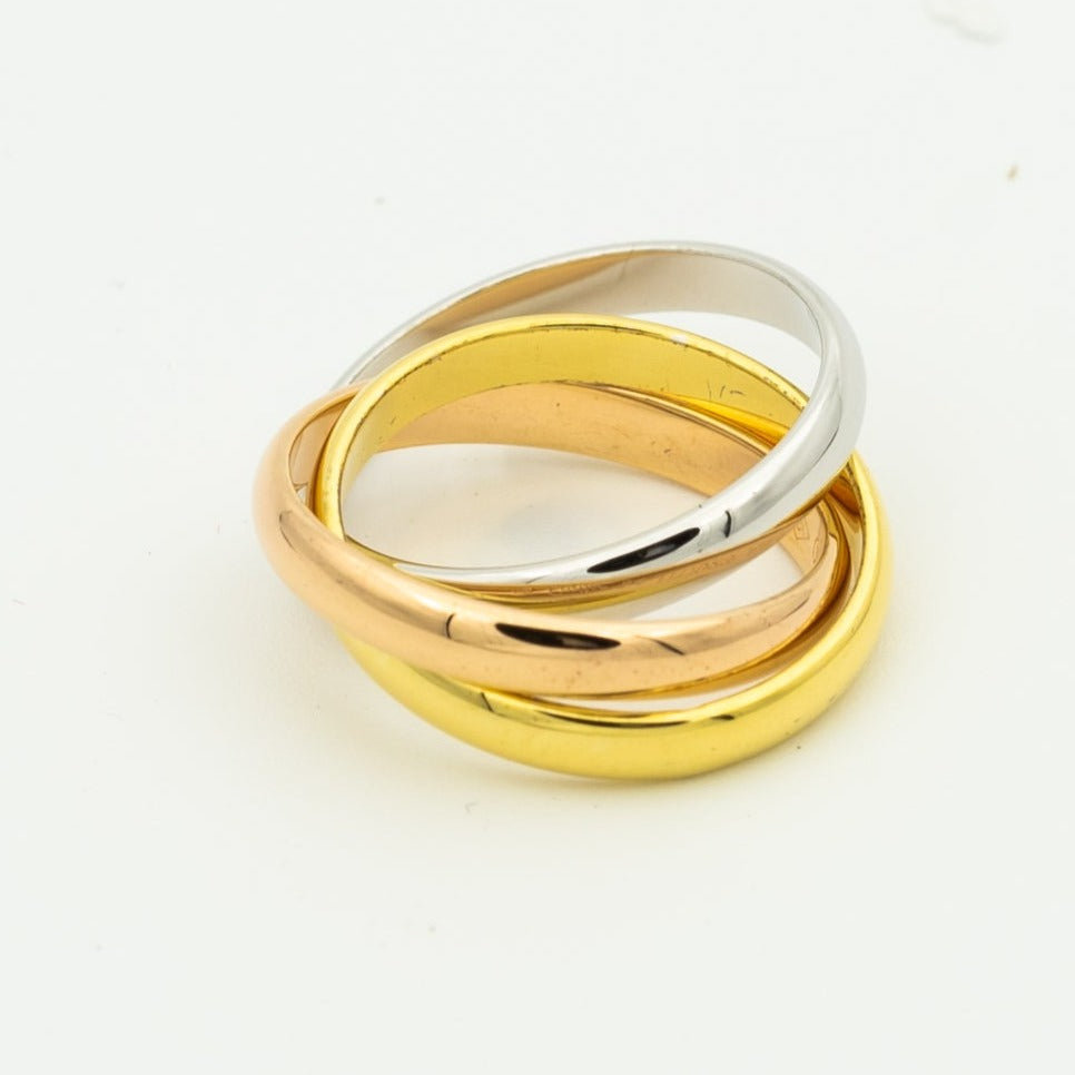 ¡®Veyra Jewelry¡¯TRINITY RING GOLD PINK GOLD SILVER