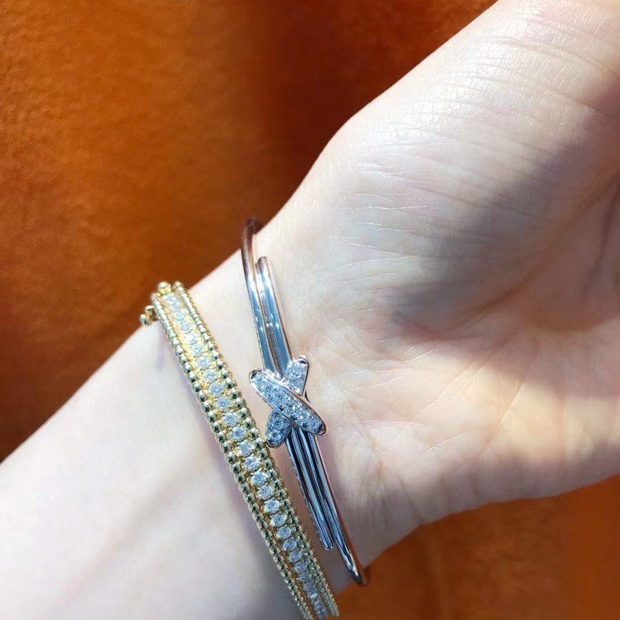¡®Veyra Jewelry¡¯JEUX DE BRACELET SILVER DIAMONDS