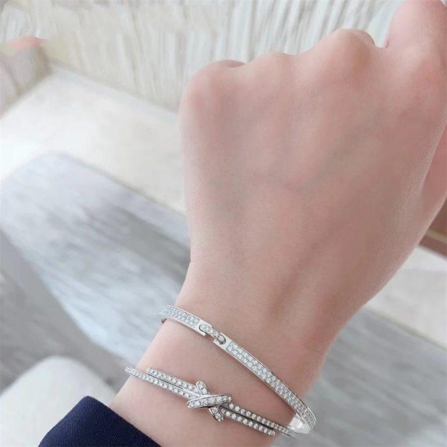 ¡®Veyra Jewelry¡¯JEUX DE BRACELET DIAMONDS SILVER