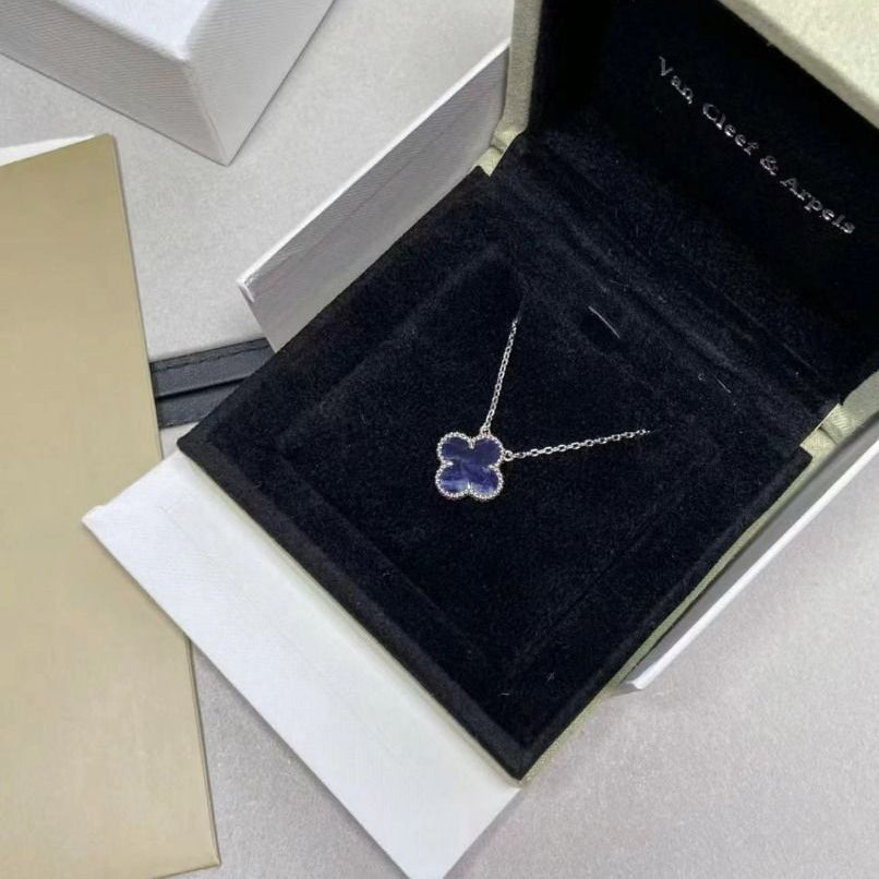 ¡®Veyra Jewelry¡¯CLOVER 15MM PIETERSITE NECKLACE SILVER