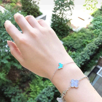¡®Veyra Jewelry¡¯BUTTERFLY TURQUOISE BUTTERFLY BRACELET SILVER