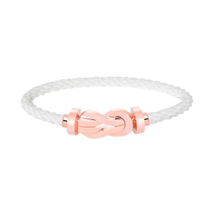 ¡®Veyra Jewelry¡¯CHANCE LARGE 8 FIGURE BUCKLE NO DIAMOND BRACELET ROSE GOLD