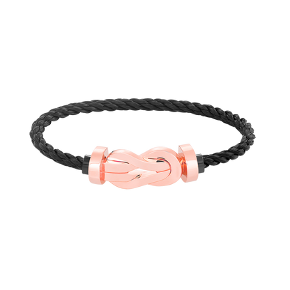¡®Veyra Jewelry¡¯CHANCE LARGE 8 FIGURE BUCKLE NO DIAMOND BRACELET ROSE GOLD