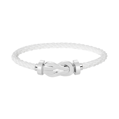 ¡®Veyra Jewelry¡¯CHANCE LARGE 8 FIGURE BUCKLE NO DIAMOND BRACELET SILVER