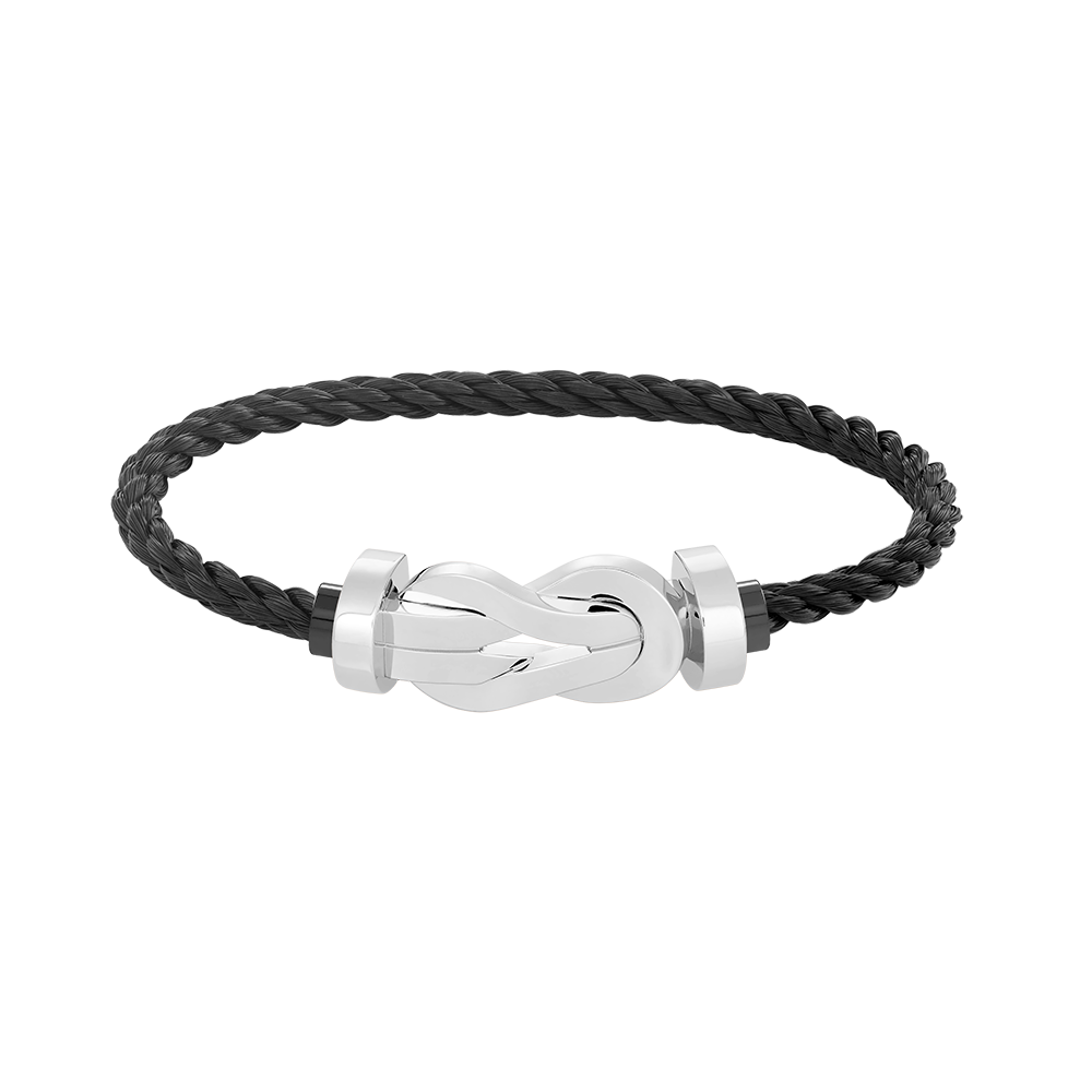 ¡®Veyra Jewelry¡¯CHANCE LARGE 8 FIGURE BUCKLE NO DIAMOND BRACELET SILVER