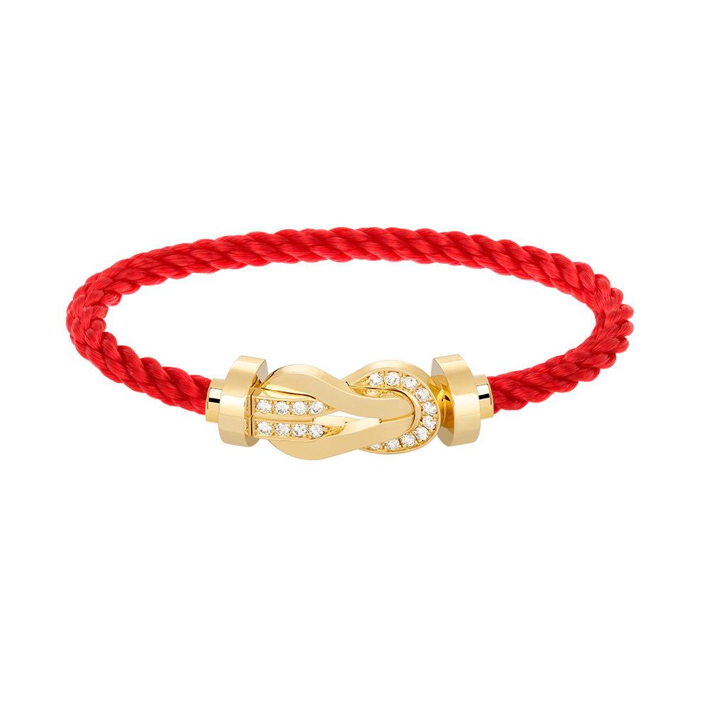 ¡®Veyra Jewelry¡¯CHANCE LARGE 8 FIGURE BUCKLE HALF DIAMOND BRACELET GOLD