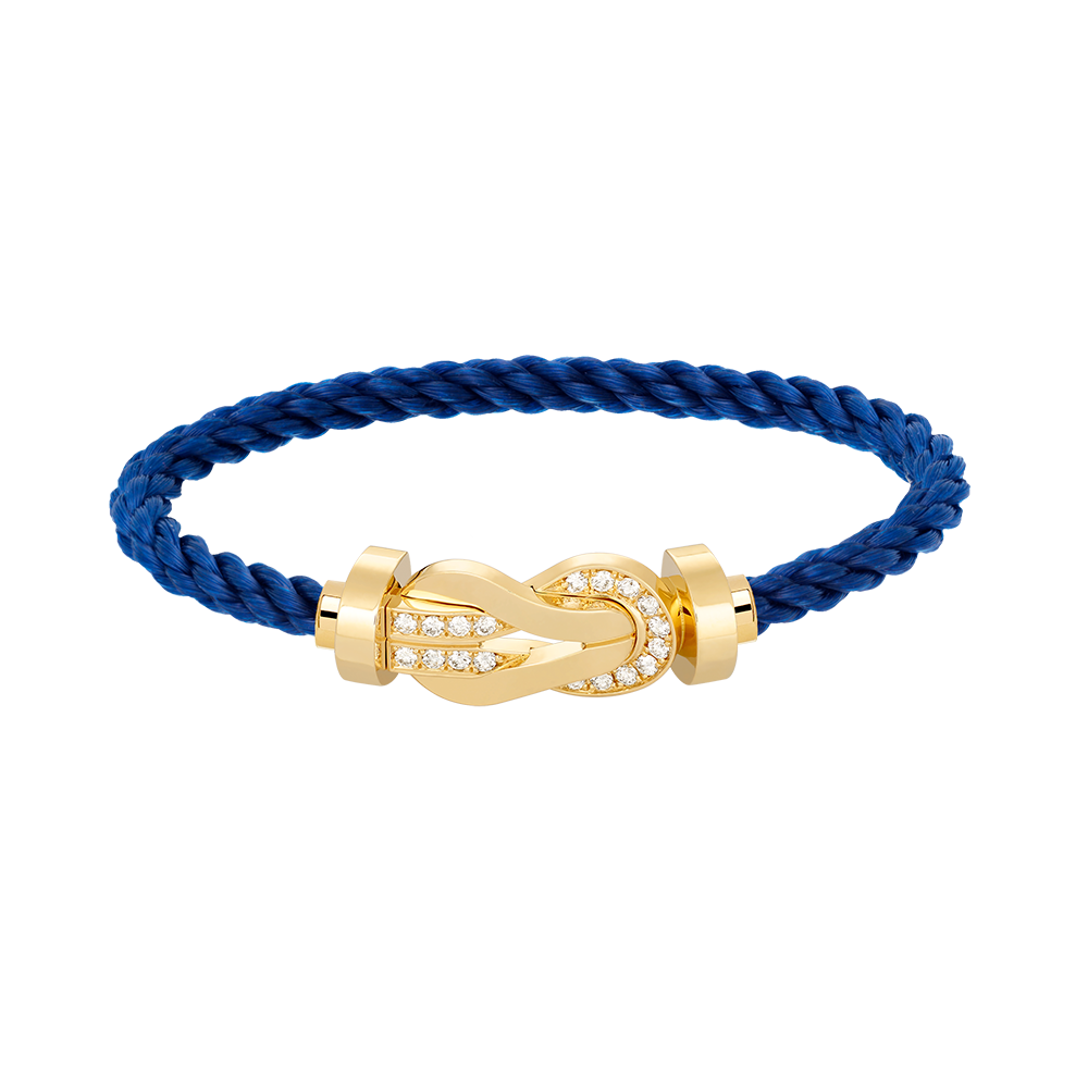 ¡®Veyra Jewelry¡¯CHANCE LARGE 8 FIGURE BUCKLE HALF DIAMOND BRACELET GOLD