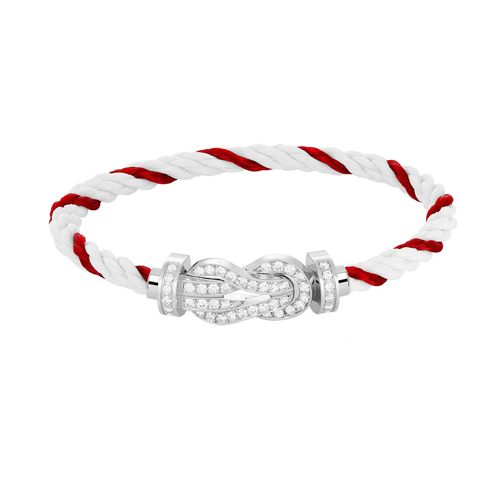 ¡®Veyra Jewelry¡¯CHANCE LARGE 8 FIGURE BUCKLE FULL DIAMOND BRACELET SILVER