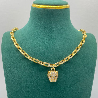 ¡®Veyra Jewelry¡¯Lion Head Link Chain Necklace