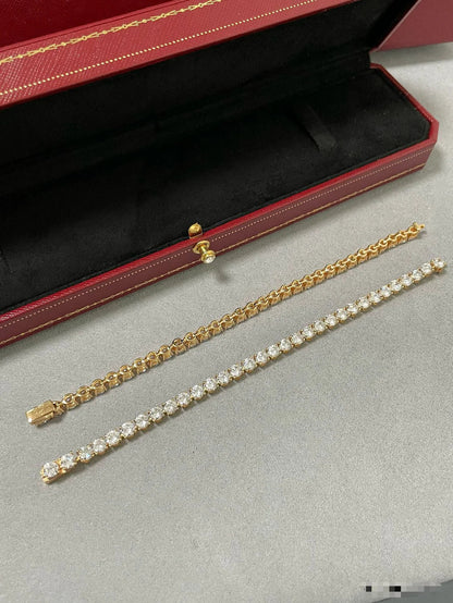 [Veyra Jewelry] TENNIS BRACELET WITH FULL DIAMOND SETTING