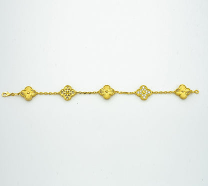 [Veyra Jewelry]New  CLOVER 5 MOTIF LASER BRACELET COLLECTION
