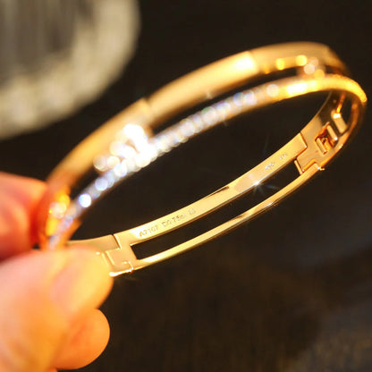 [Veyra Jewelry]Move Romane Diamond Bangle Bracelet