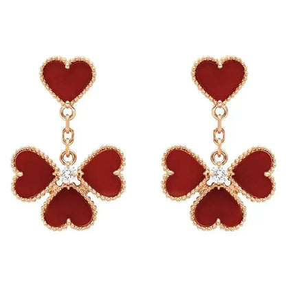 ¡®Veyra Jewelry¡¯SWEET CLOVER CARNELIAN EARRINGS