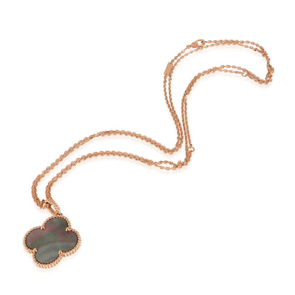 ¡®Veyra Jewelry¡¯CLOVER 25MM GOLD DARK MOP BIG CLOVER NECKLACE