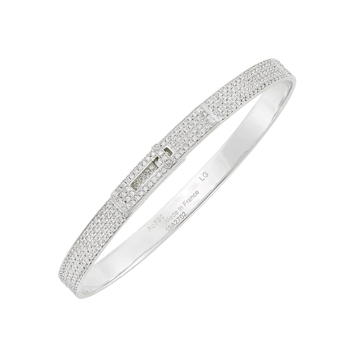 ¡®Veyra Jewelry¡¯HM KELLY BRACELET IN SILVER AND FULL PAVE DIAMOND