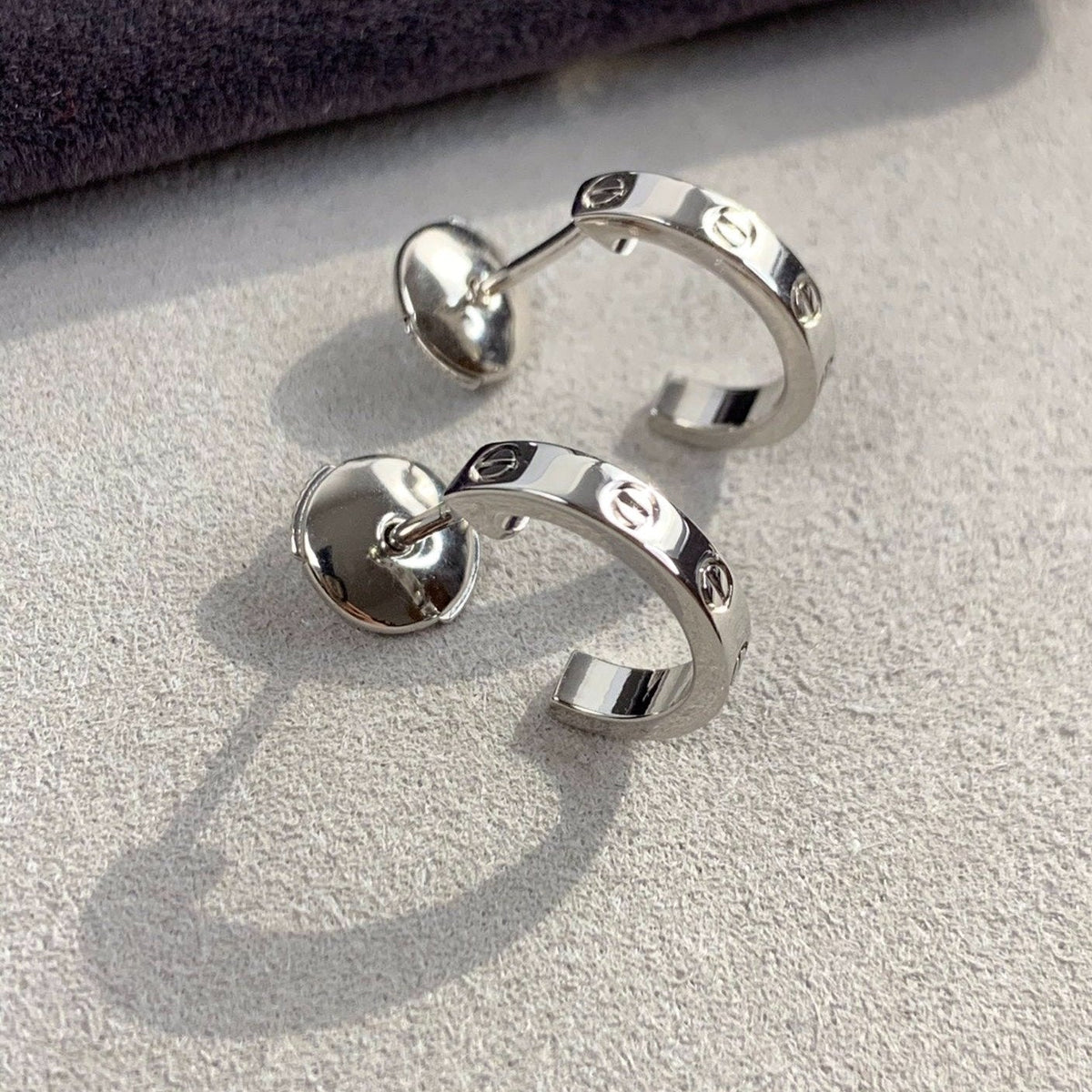 ¡®Veyra Jewelry¡¯LOVE EARRINGS 2.65MM SILVER
