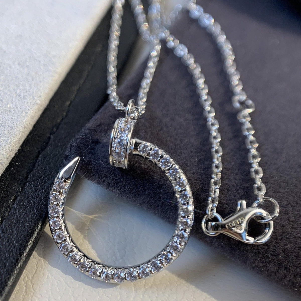¡®Veyra Jewelry¡¯JUSTE NECKLACE SILVER DIAMONDS