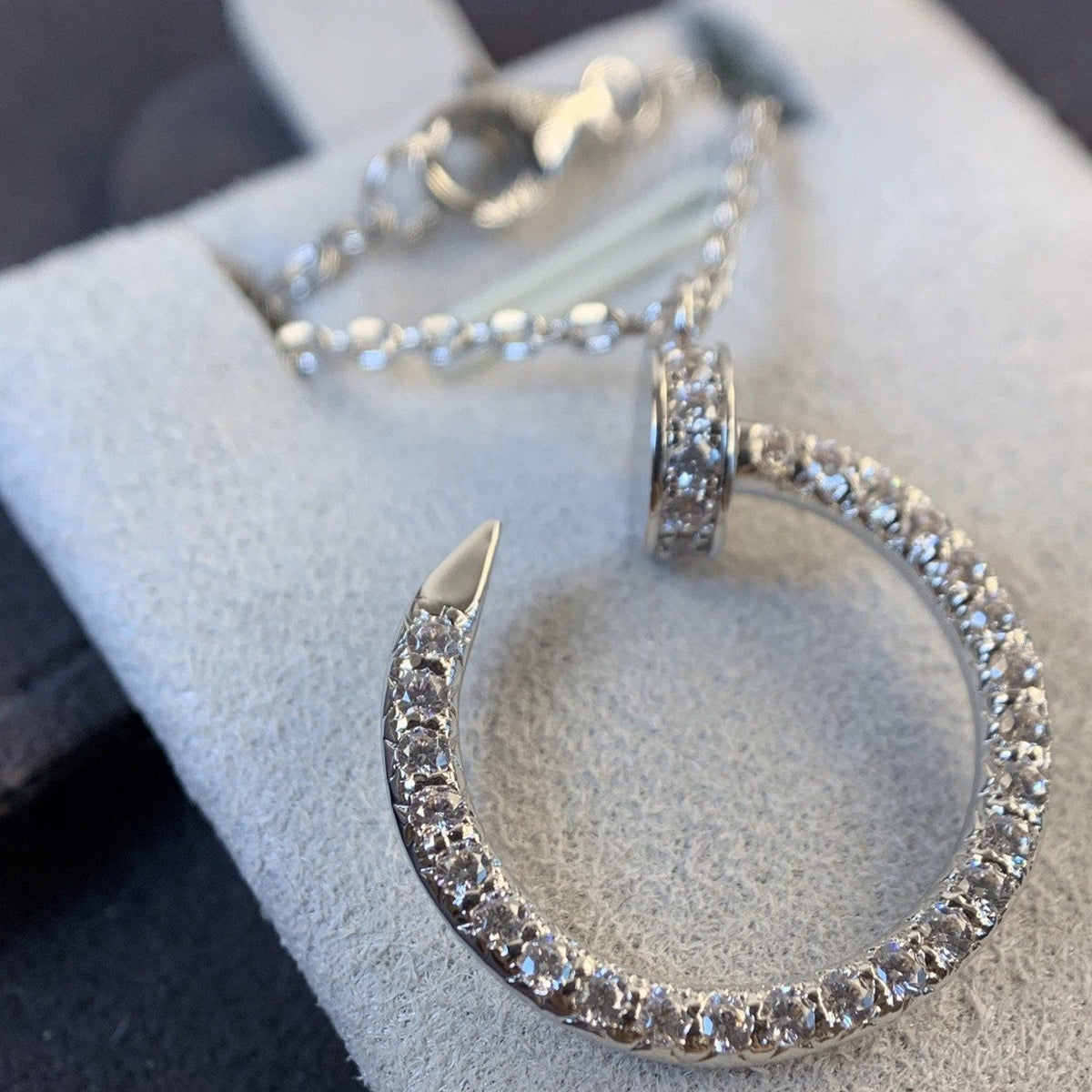 ¡®Veyra Jewelry¡¯JUSTE NECKLACE SILVER DIAMONDS