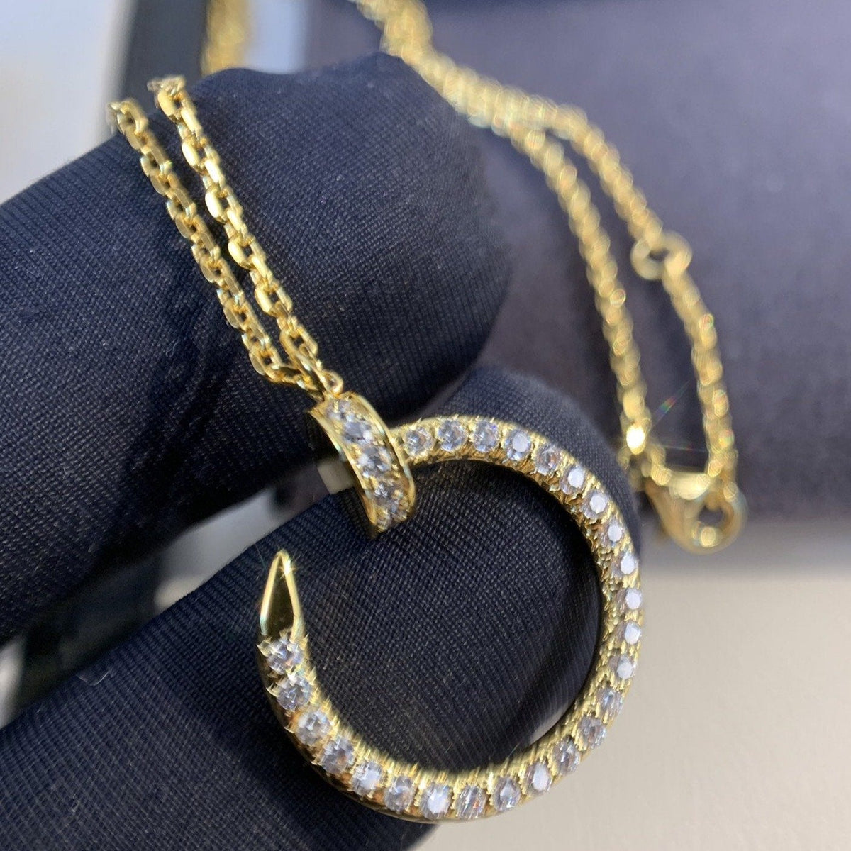¡®Veyra Jewelry¡¯JUSTE NECKLACE GOLD DIAMONDS