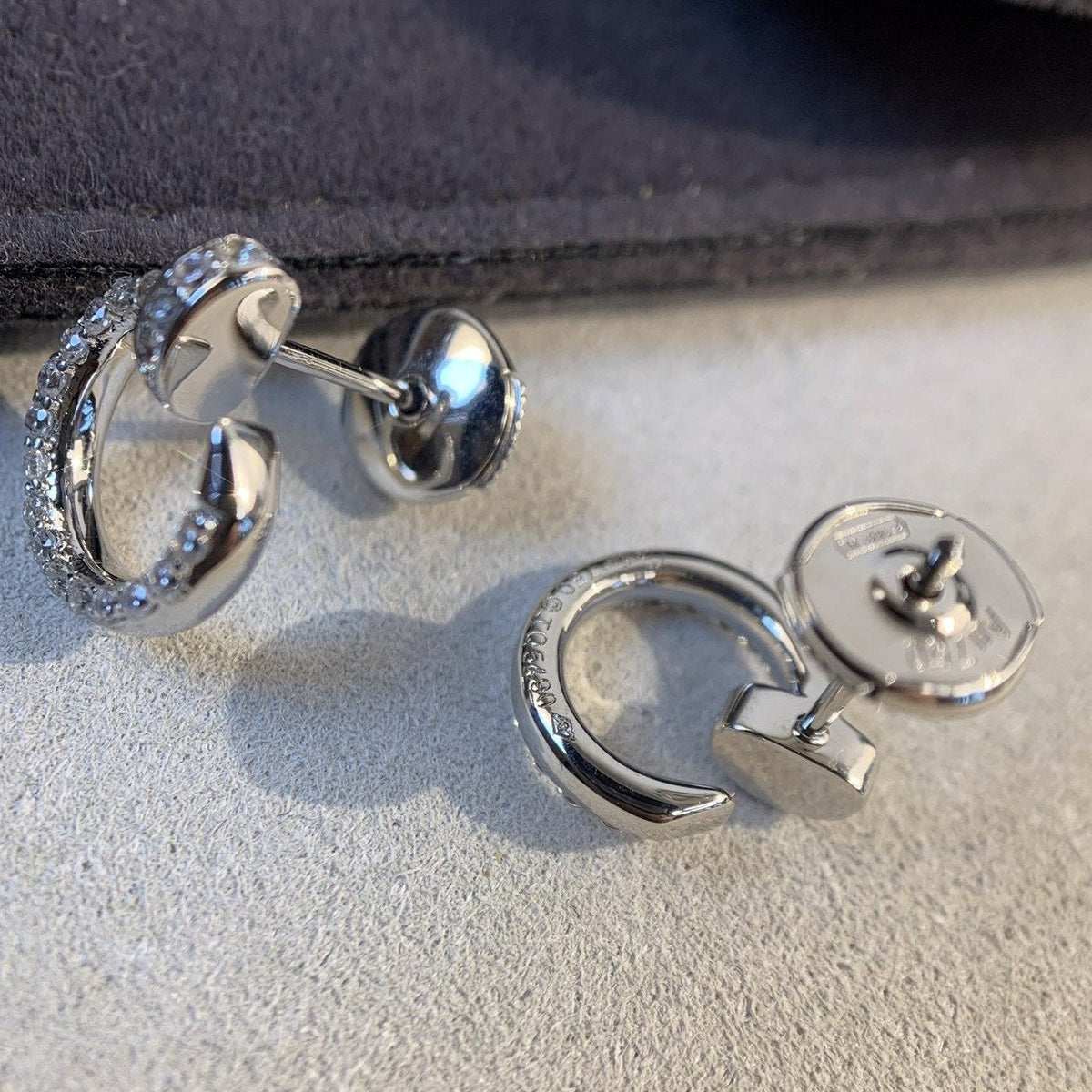 ¡®Veyra Jewelry¡¯JUSTE EARRINGS SILVER DIAMONDS