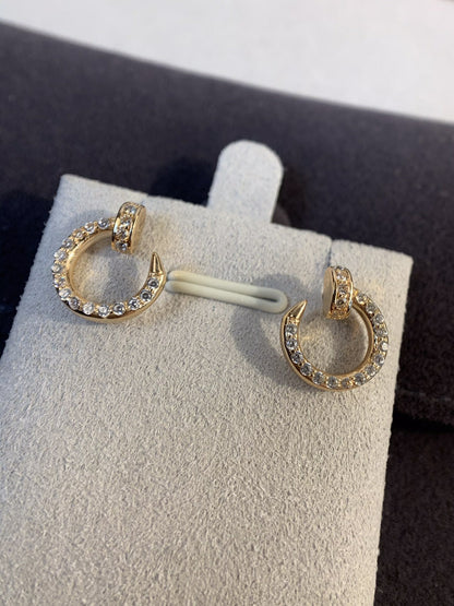 ¡®Veyra Jewelry¡¯JUSTE EARRINGS GOLD DIAMONDS