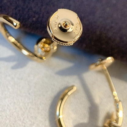 ¡®Veyra Jewelry¡¯JUSTE EARRINGS PINK GOLD