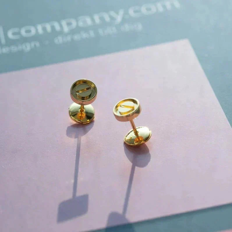 ¡®Veyra Jewelry¡¯LOVE EARRINGS GOLD 10MM