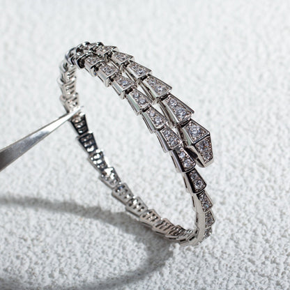 [Veyra Jewelry]SERPENTI BRACELET 6MM SILVER DIAMOND