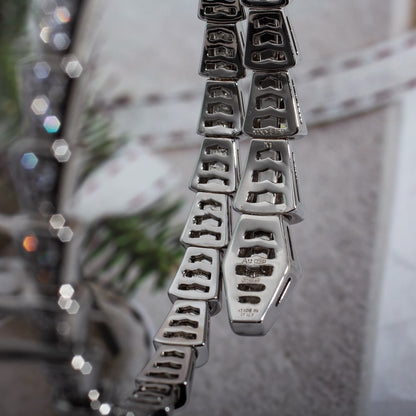 [Veyra Jewelry]SERPENTI BRACELET 6MM SILVER DIAMOND