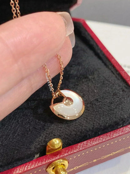 ¡®Veyra Jewelry¡¯AMULETTE ROSE GOLD MOP NECKLACE