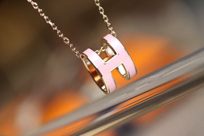¡®Veyra Jewelry¡¯POP H PEDANT PINK GOLD