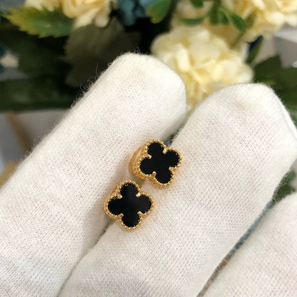 ¡®Veyra Jewelry¡¯CLOVER MINI GOLD EARRINGS
