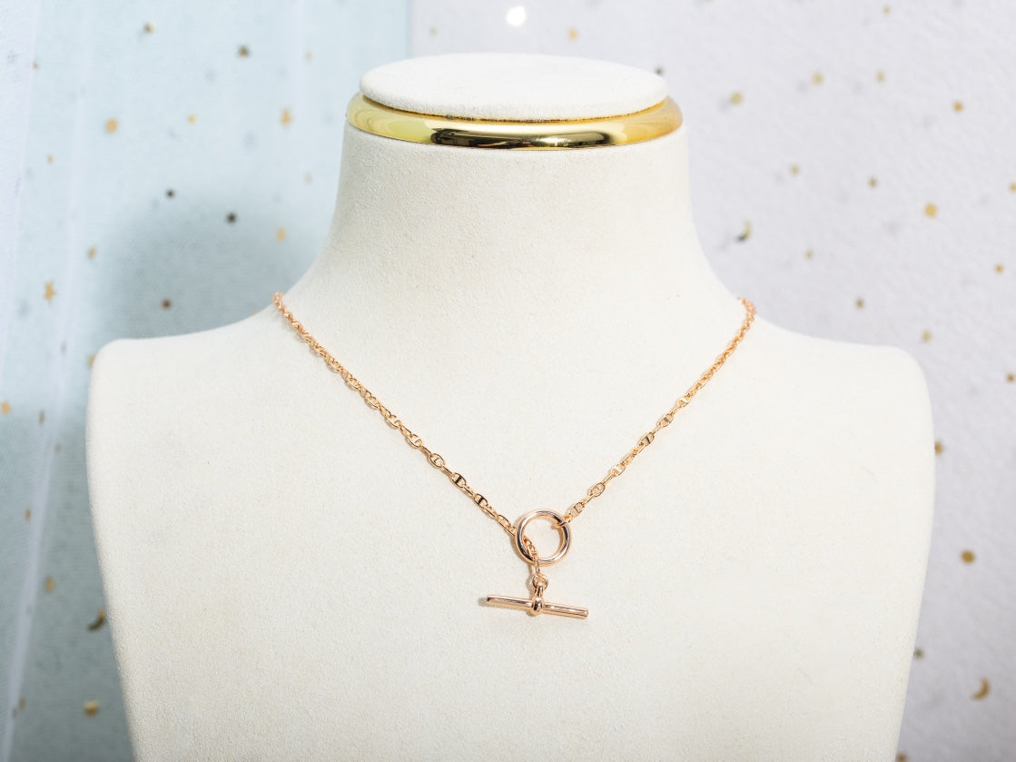 ¡®Veyra Jewelry¡¯ECHAPPEE NECKLACE PINK GOLD