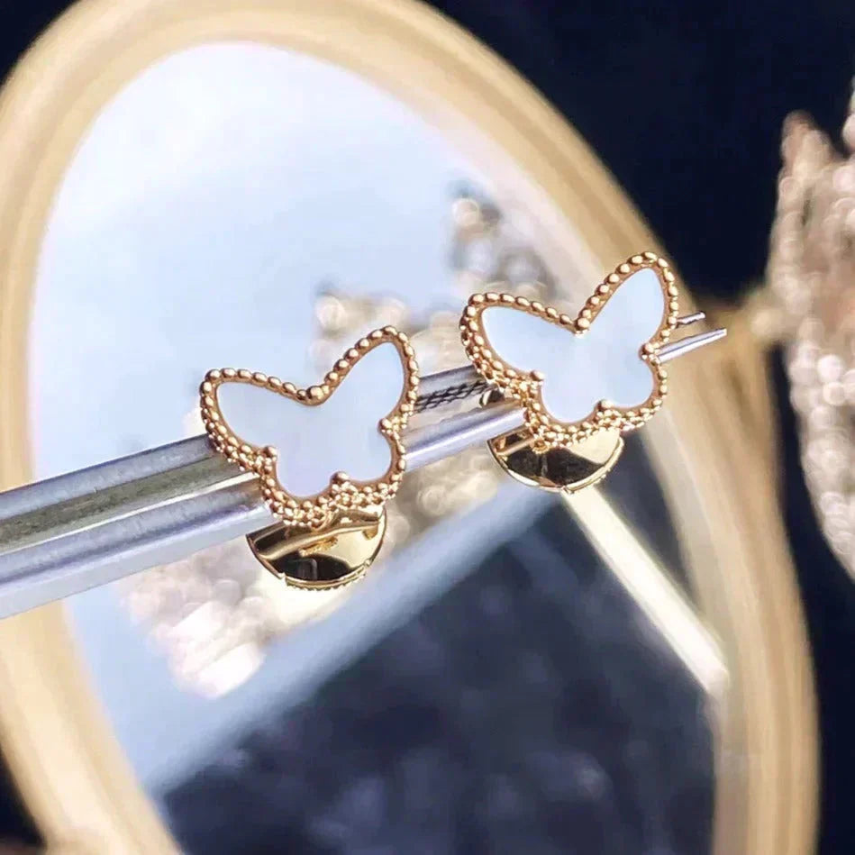 ¡®Veyra Jewelry¡¯SWEET BUTTERFLY MOP EARSTUDS
