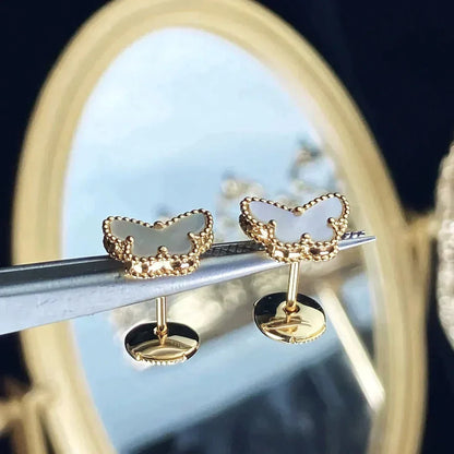 ¡®Veyra Jewelry¡¯SWEET BUTTERFLY MOP EARSTUDS