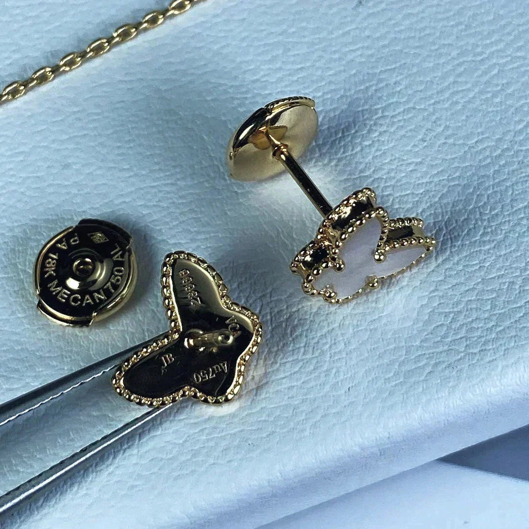 ¡®Veyra Jewelry¡¯SWEET BUTTERFLY MOP EARSTUDS
