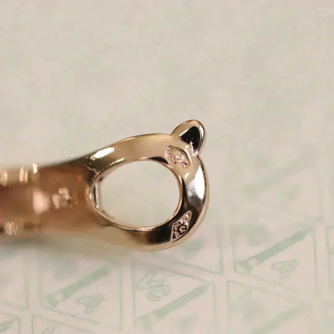 ¡®Veyra Jewelry¡¯CLOVER MEDIUM 1 MOTIFS FUll DIAMOND EARRINGS