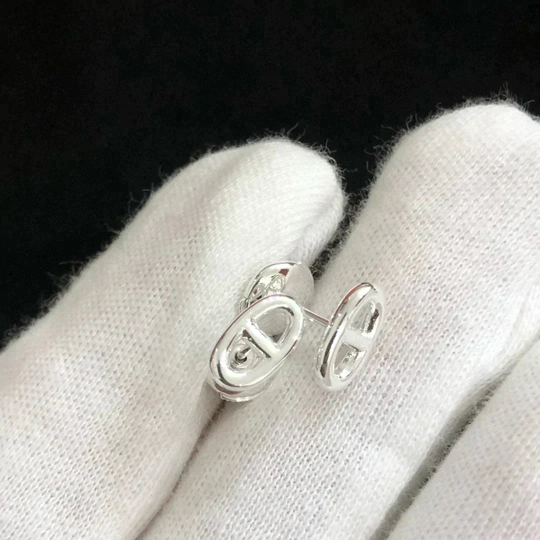 ¡®Veyra Jewelry¡¯CHAINE SMALL EARRINGS GOLD AND SILVER