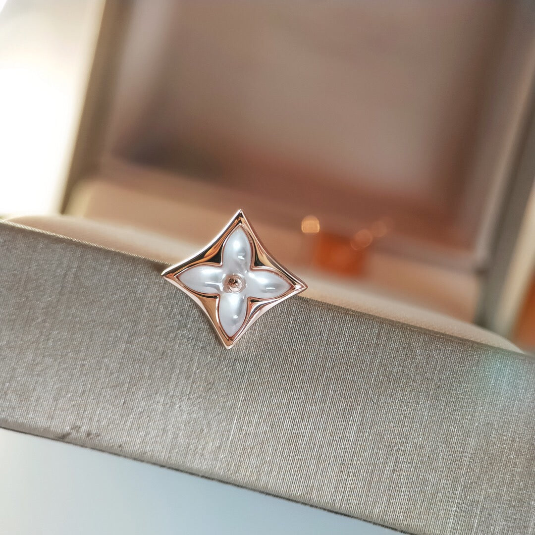 ¡®Veyra Jewelry¡¯STAR MOP PINK GOLD EARRINGS
