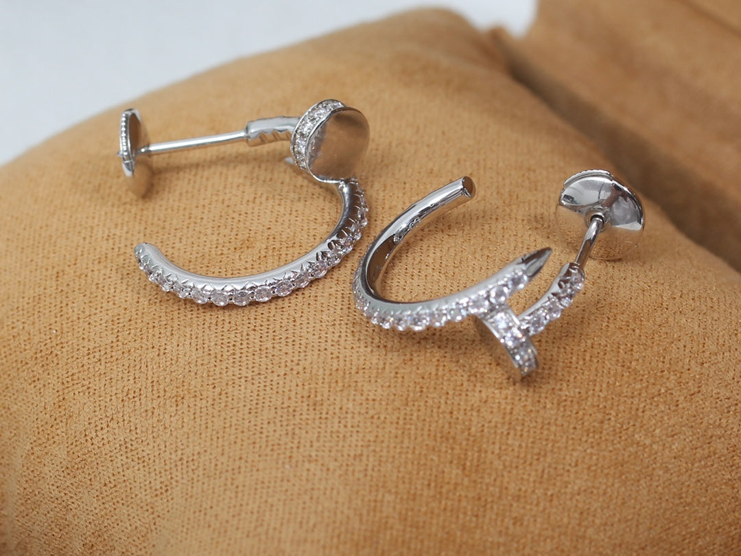 ¡®Veyra Jewelry¡¯JUSTE EARRINGS 12.75MM SILVER DIAMOND