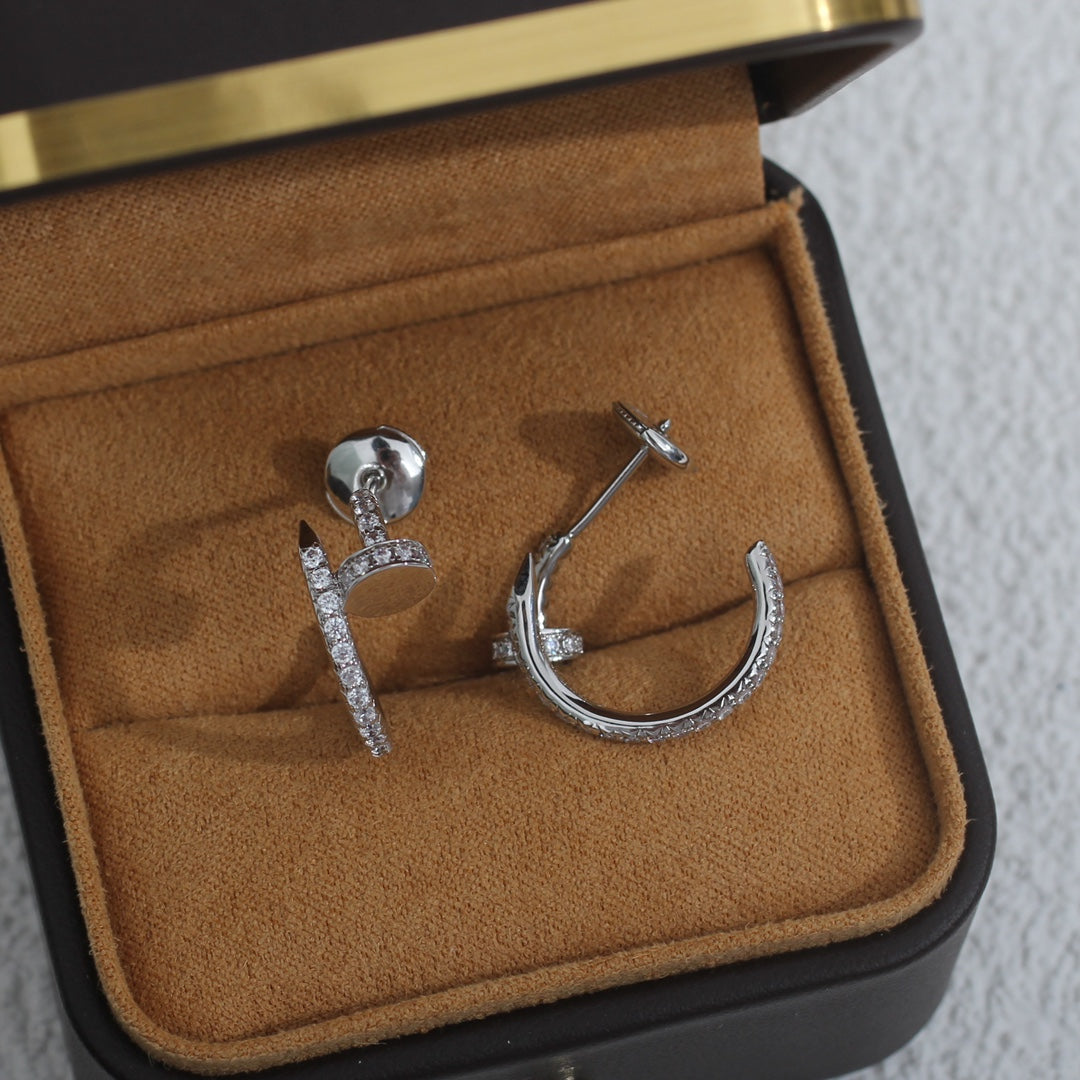 ¡®Veyra Jewelry¡¯JUSTE EARRINGS 12.75MM SILVER DIAMOND