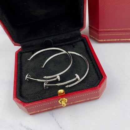 ¡®Veyra Jewelry¡¯JUSTE EARRINGS FULL DIAMONDS 1.8MM