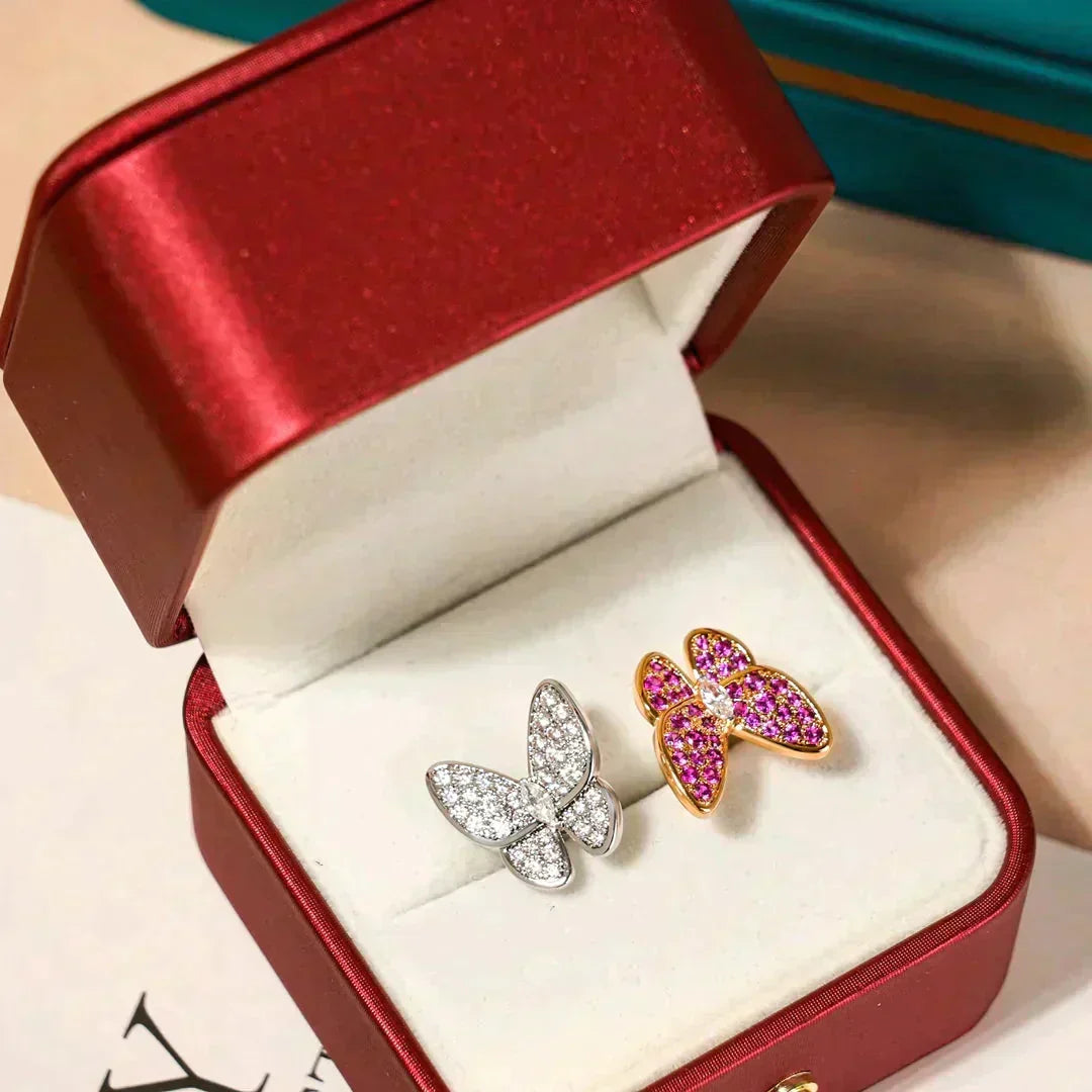 ¡®Veyra Jewelry¡¯TWIN BUTTERFLY DIAMOND RING