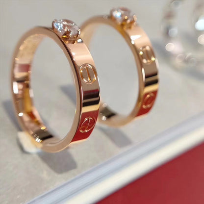 ¡®Veyra Jewelry¡¯LOVE RING 3.6MM 1 BIG DIAMOND