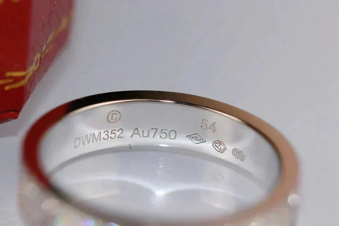 ¡®Veyra Jewelry¡¯LOVE RING 3.6MM DIAMOND PAVED