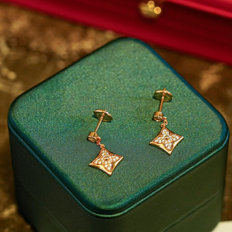 ¡®Veyra Jewelry¡¯STAR DIAMONDS EARRINGS GOLD