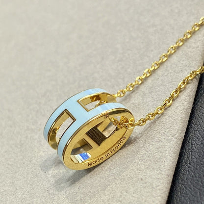 ¡®Veyra Jewelry¡¯POP H LIGHT BLUE NECKLACE