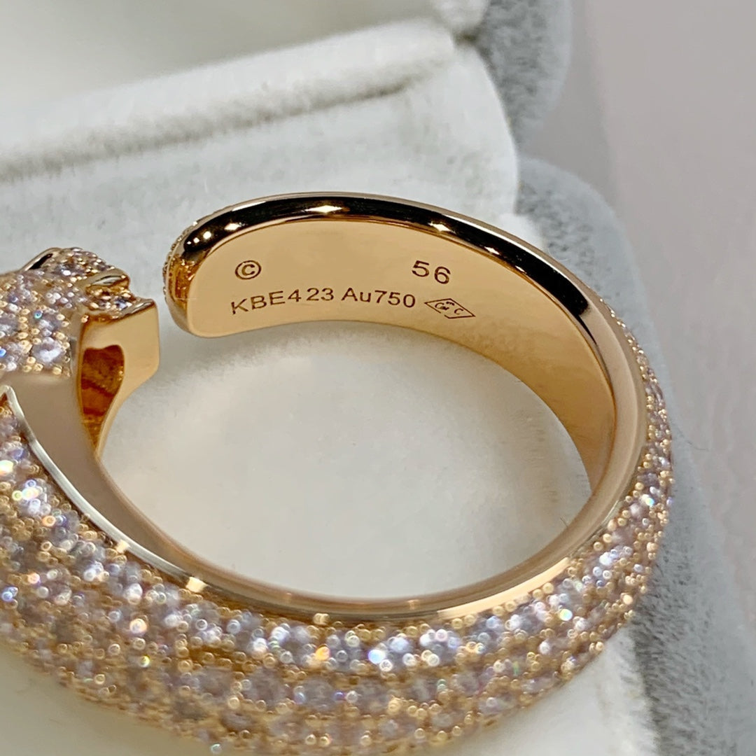 ¡®Veyra Jewelry¡¯PANTHERE PINK GOLD DIAMOND RING